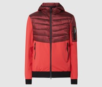 Jacke mit Kontrasteinsätzen - wasserabweisend