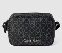 Camera Bag mit Logo-Muster