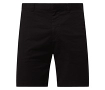Relaxed Fit Chino-Shorts mit Stretch-Anteil