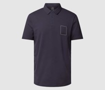 Regular Fit Poloshirt mit Label-Detail