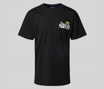 T-Shirt mit Rundhalsausschnitt Modell 'BETTER CALL BEAR'