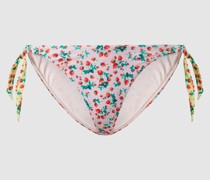 Bikini-Hose zum Binden mit Erdbeer-Prints Modell 'Lonia Liberries'