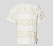 Oversized T-Shirt mit Zierbesatz