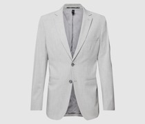 Slim Fit 2-Knopf-Sakko mit Pattentaschen