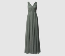 Abendkleid mit Taillenpasse