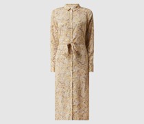 Blusenkleid mit floralem Muster