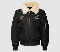Bomberjacke mit Motiv-Patches Modell 'Injector III Air Force'