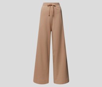 Lounge-Hose mit Label-Stitching