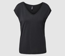 T-Shirt mit V-Ausschnitt Modell 'KAMALA'