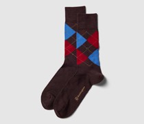 Socken mit Label-Stitching