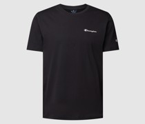 T-Shirt mit Label-Print