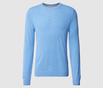 Strickpullover in melierter Optik