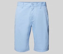 Shorts in unifarbenem Design Modell 'SCANTON'