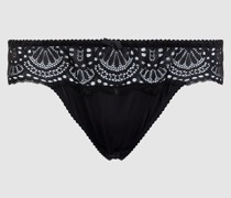 String aus Mikrofaser und Spitze Modell 'Aurora'