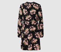 Knielanges Kleid mit floralem Muster Modell 'VIJENNI'