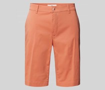 Regular Fit Chino-Shorts mit Gesäßtaschen Modell 'BOZEN'