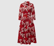 Hemdblusenkleid mit floralem Muster Modell 'Julene'