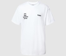T-Shirt mit Label-Stitchings Modell 'Letterman'
