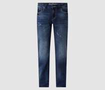 Straight Fit Jeans mit Stretch-Anteil Modell 'Gordan'