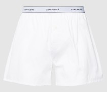 Boxershorts mit Logo-Stitching Modell 'Script'