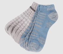 Sneakersocken mit Label-Details im 8er-Pack
