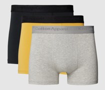 Trunks mit elastischem Label-Bund im 3er-Pack