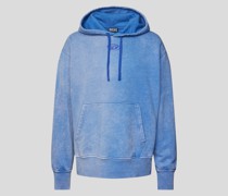 Oversized Hoodie in melierter Optik