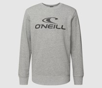 Sweatshirt mit Logo-Print Modell 'CREW'