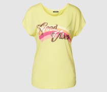 T-Shirt mit Statement-Print