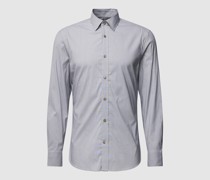 Slim Fit Business-Hemd mit Kentkragen Modell 'ADLEY'