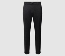Super Skinny Fit Anzughose in Melange-Optik Modell 'ASHE'