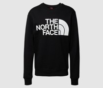 Sweatshirt mit Label-Print und Rundhalsausschnitt