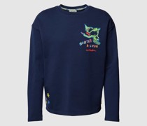 Sweatshirt mit Allover-Muster