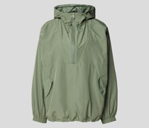 Jacke mit Label-Stitching