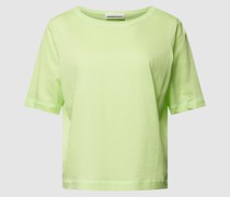 T-Shirt in unifarbenem Design Modell 'FINIAA MERCERIZED'