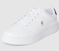 Sneaker mit Label-Detail in metallic Modell 'ELEVATED'