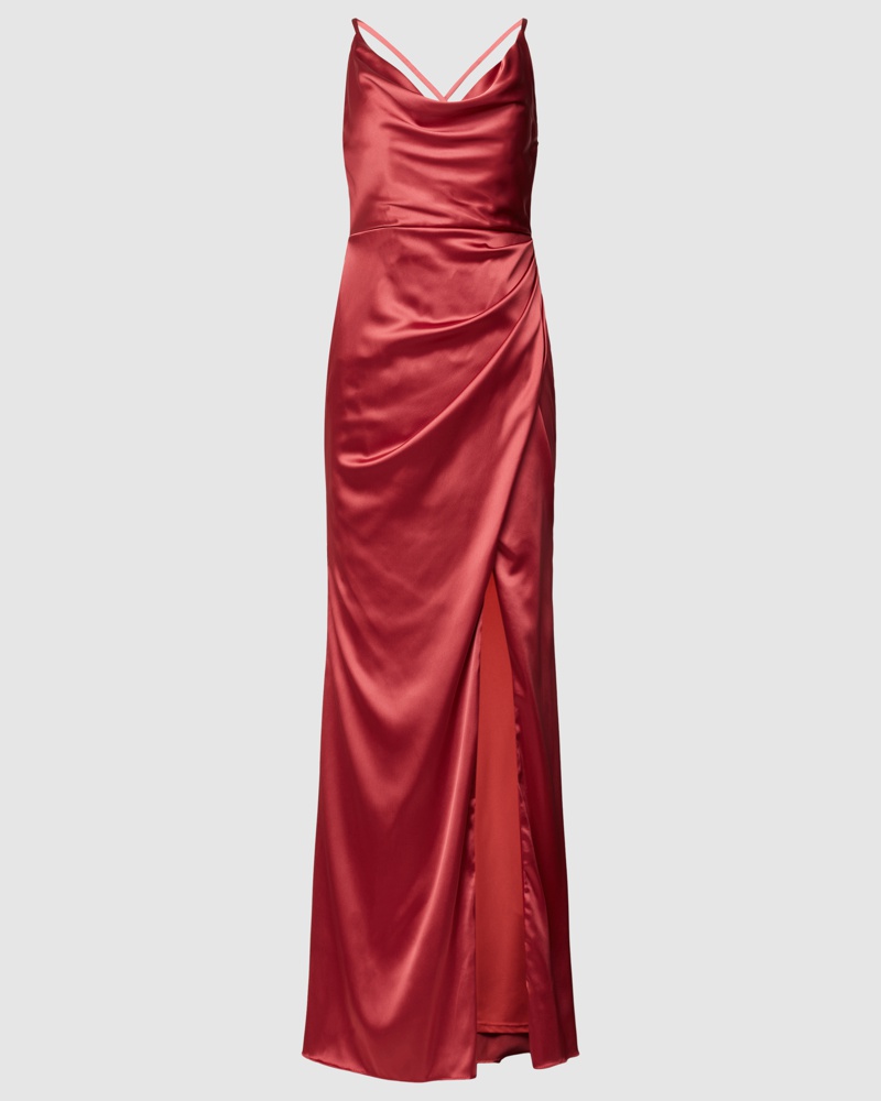 Laona Damen Abendkleid in Wickel-Optik