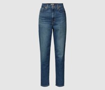High Waist Jeans im 5-Pocket-Design