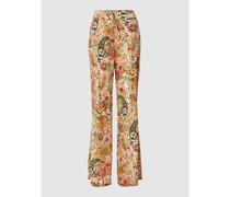 Stoffhose mit Allover-Muster Modell 'BYRON TROUSERS'