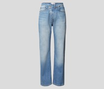 Straight Fit Jeans aus Baumwolle