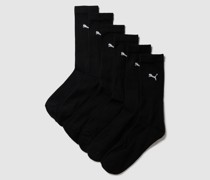 Socken mit Label-Print im 6er-Pack Modell 'UNISEX CREW SOCK'