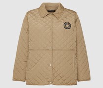 PLUS SIZE Steppjacke mit Label-Patch