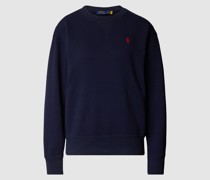 Sweatshirt mit Label-Stitching