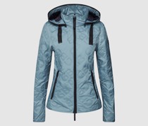 Jacke mit Logosteppung