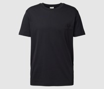T-Shirt aus Baumwolle mit Label-Detail