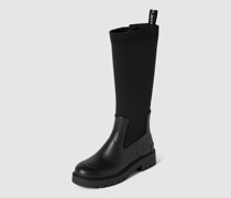 Boots mit Label-Print