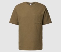 T-Shirt mit aufgesetzter Brusttasche Modell 'LOOSESAUL'