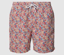 Badehose mit Allover-Muster Modell 'GUSTAVIA'