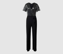 Jumpsuit mit V-Ausschnitt