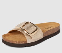 Slides im Metallic-Look Modell 'BRIONIA HIGH'
